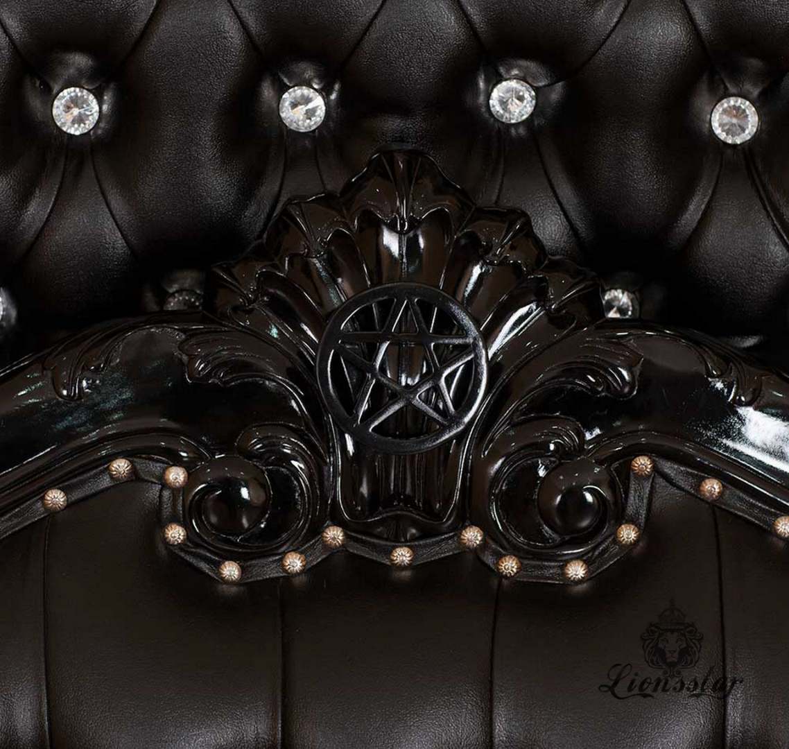 Leder Bett Gothic