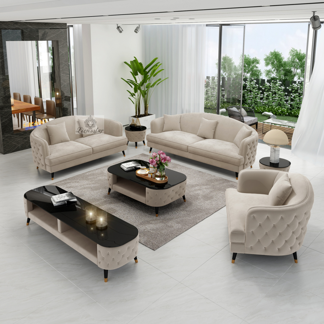 Elegantes Design Sofa-Set Aura Klassisch