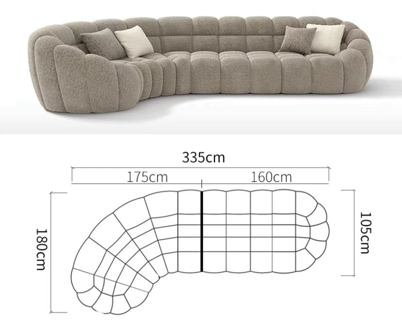 Luxus Designersofa Teddy Bubble
