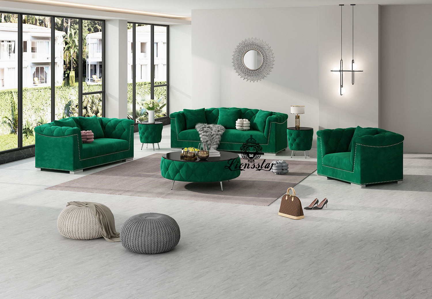 Luxus Design Couchgarnitur Rivoli