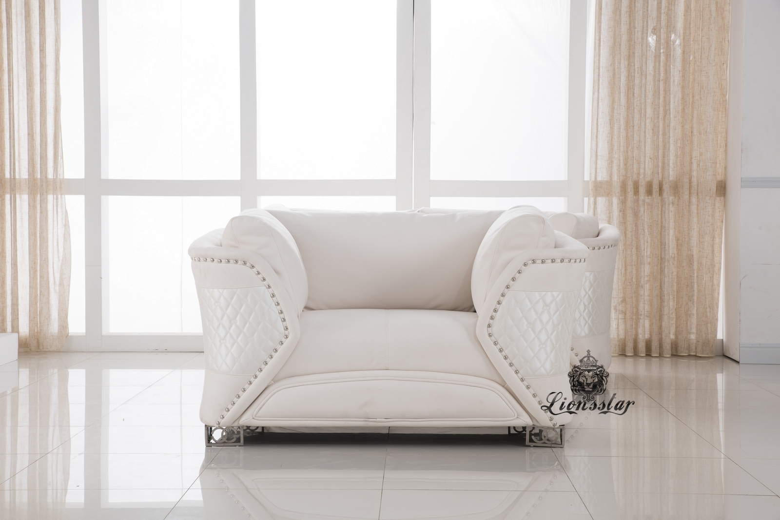 Luxuriöse Designersofa 3er Set 