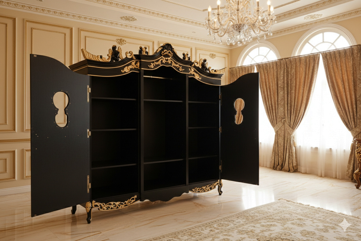 Barock Schrank Rococo Siss 3 Türen Barock Schrank Rococo Siss 3 Türen