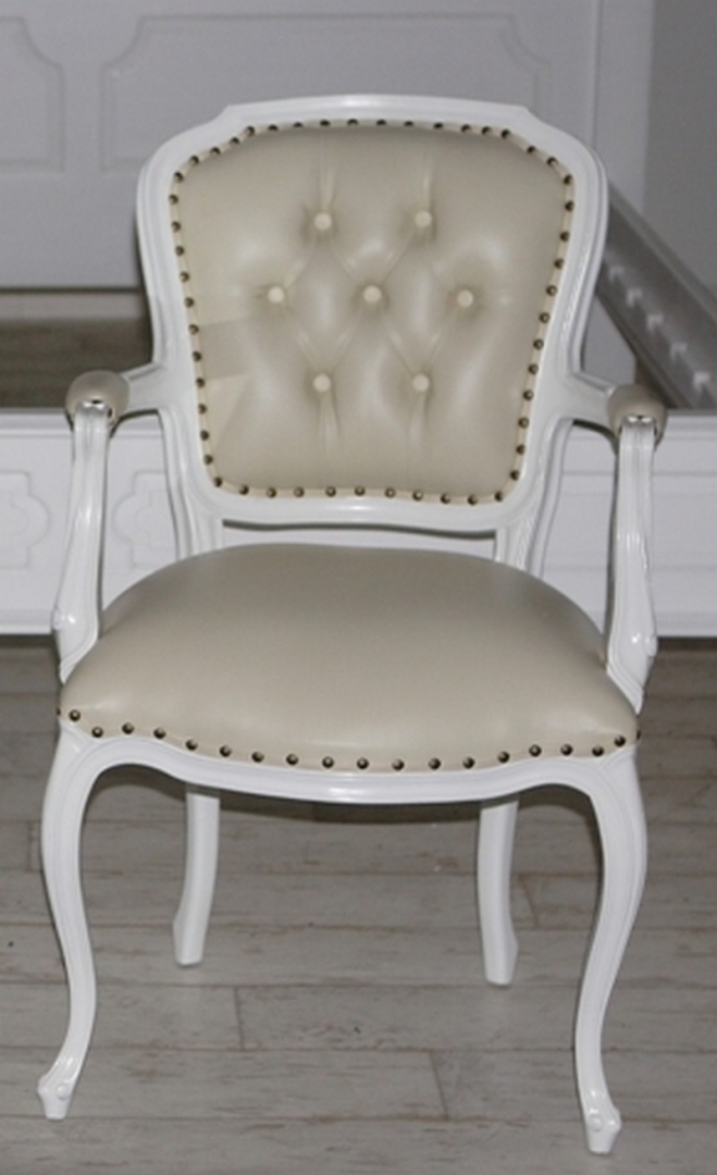 Stuhl Barock Mahagoni Shabby Weiß Stuhl Barock Mahagoni Shabby Weiß