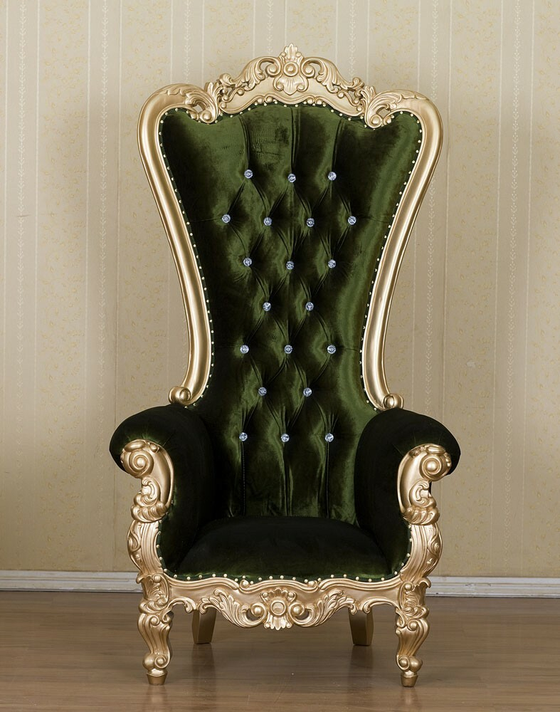 King Chair Empire Samt King Chair Empire Samt