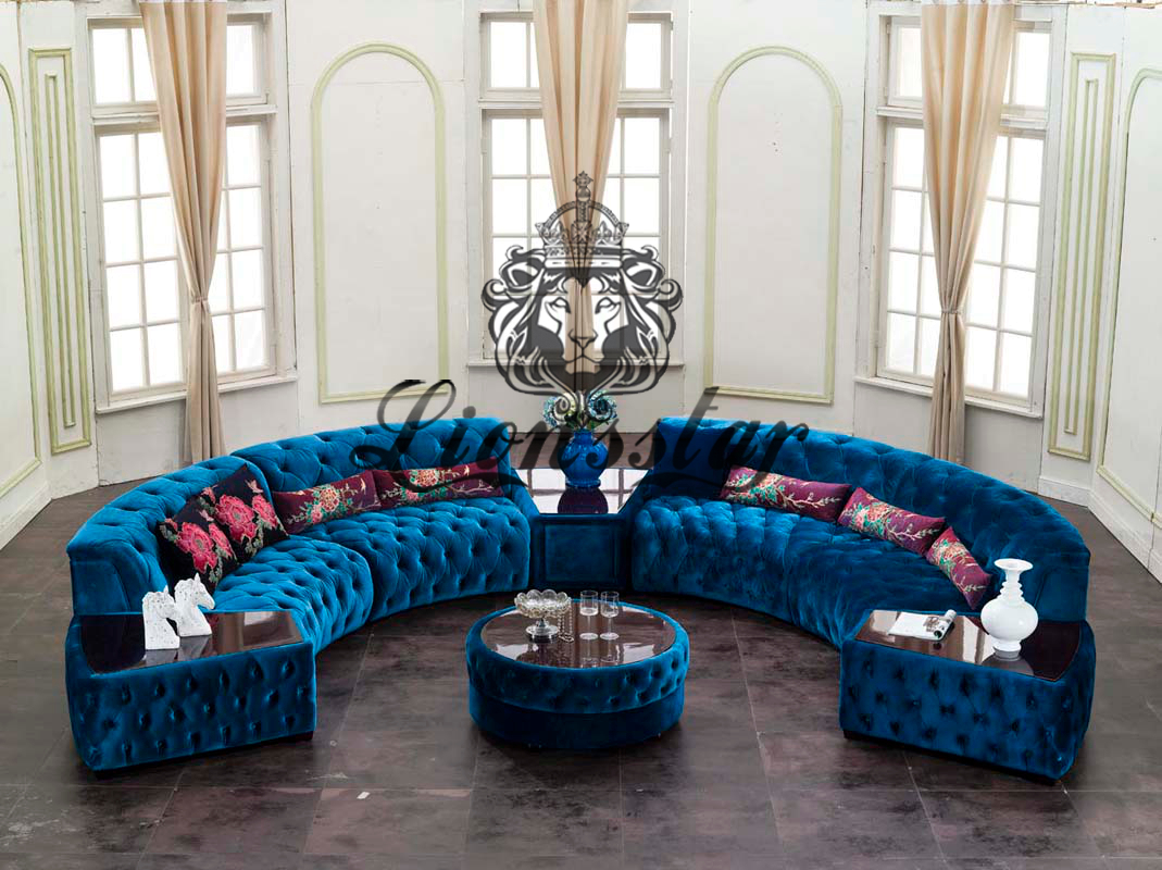 Luxus Sofa Set Rund