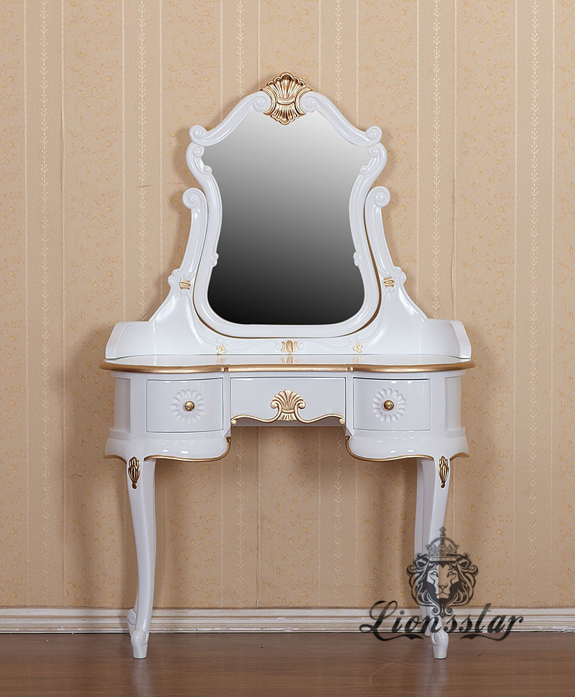 Spiegelkommode Barock Mahagoni Holz Sk.175
