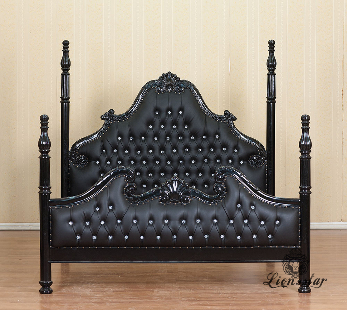 Leder Bett Gothic