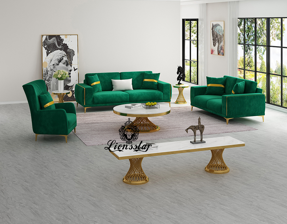 Designer Sofa Set mit Grandfather Chair