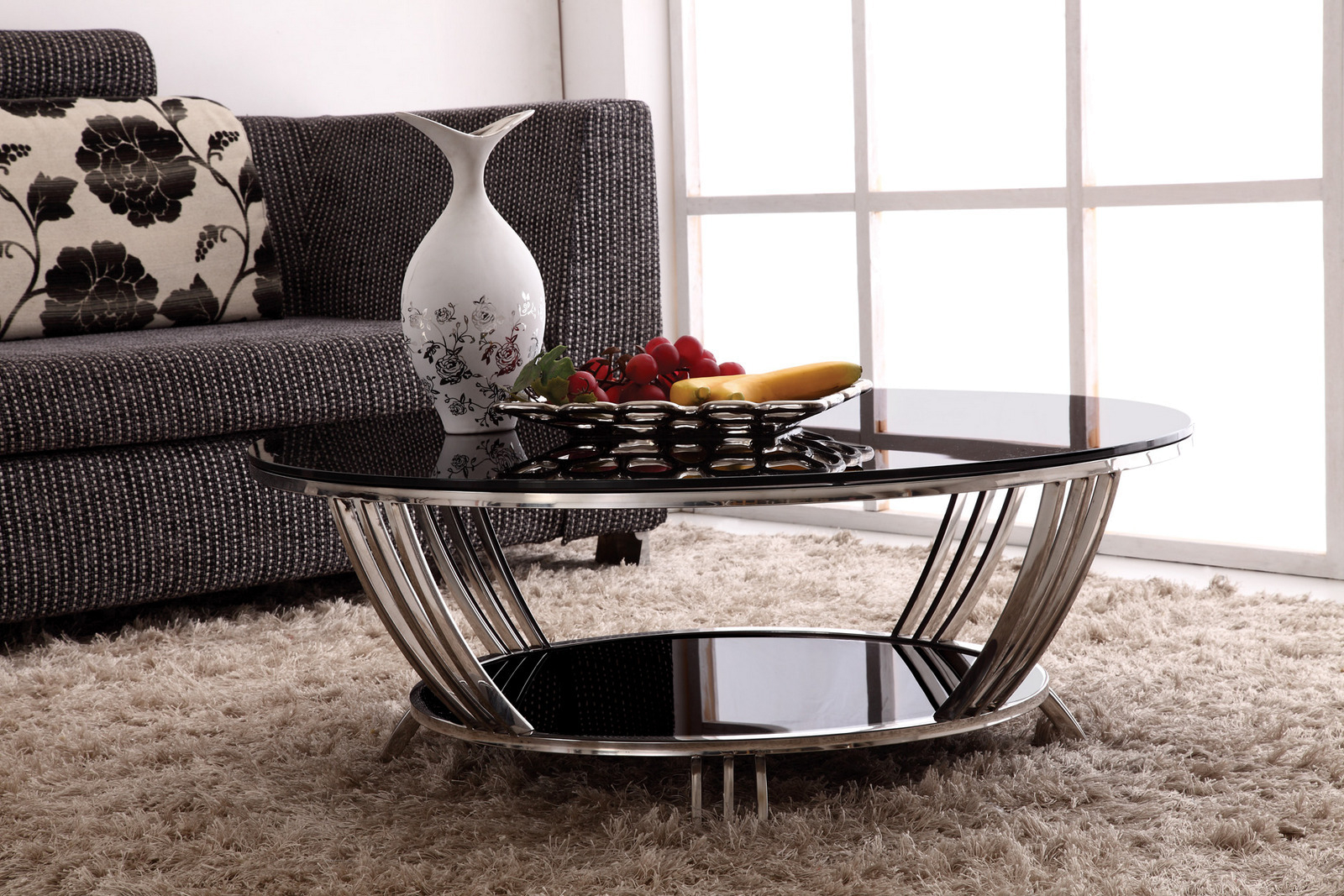 Couchtisch Rund Black