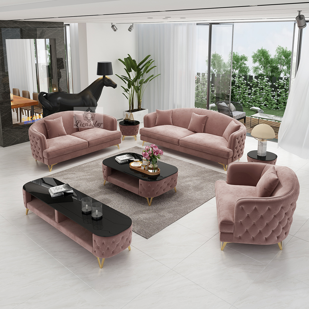 Elegantes Design Sofa-Set Aura  V-Leg