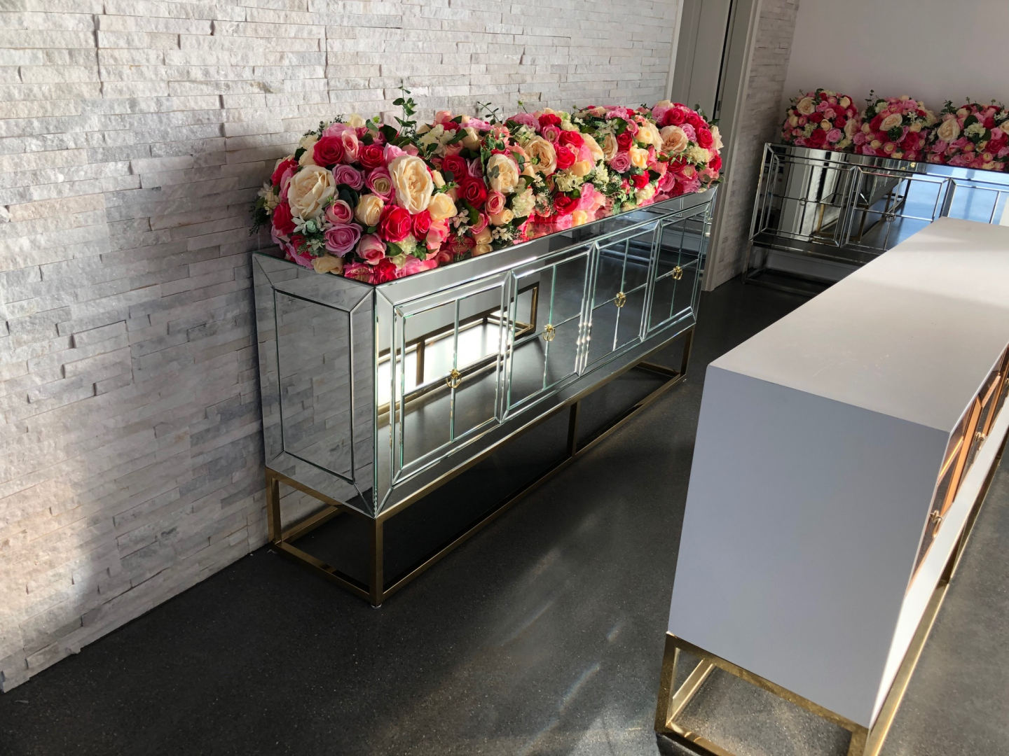 Designer Kommode Brooklyn Verspiegelt