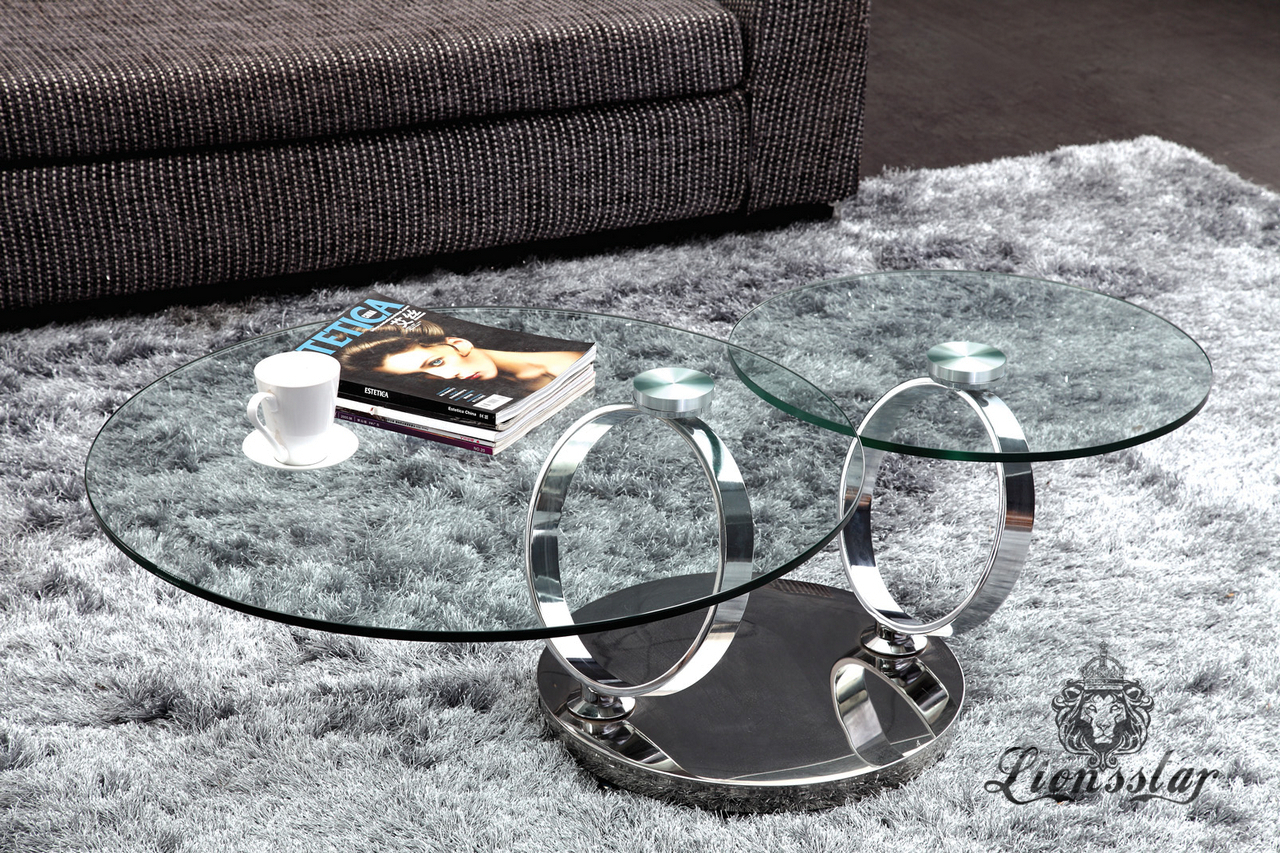 Designercouchtisch Glas