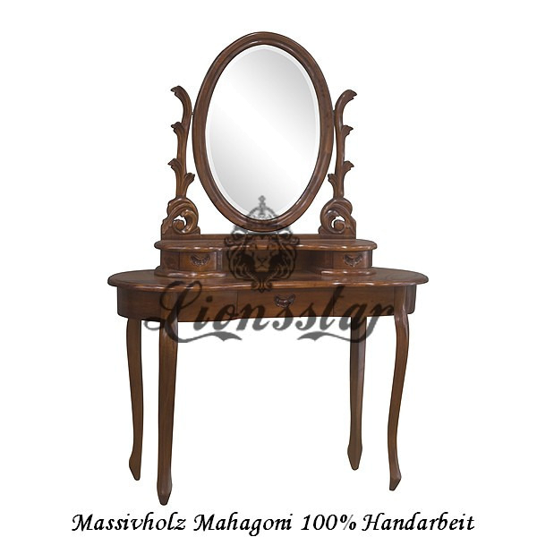 Spiegelkommode Barock Mahagoni Holz Sk.121
