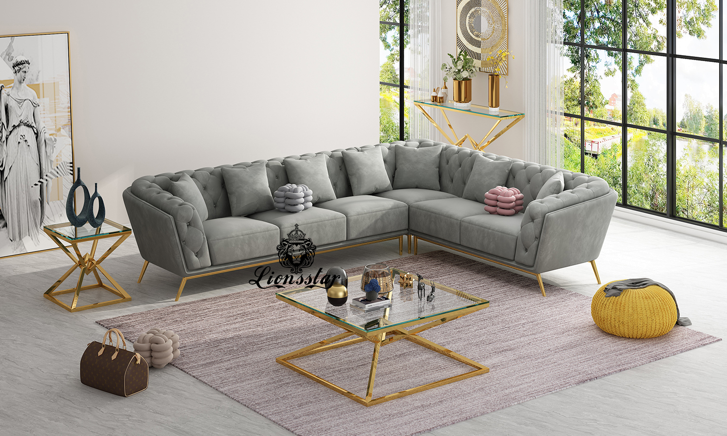 Luxus Designer Sofa Penthouse 