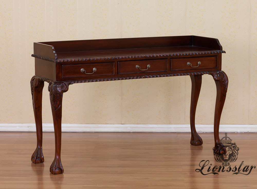 Anrichte Barock Mahagoni Holz A.198 Anrichte Barock Mahagoni Holz A.198