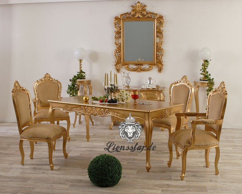 Luxus Esszimmer Essgarnitur 8tlg Set Essgruppe fürs Esszimmer