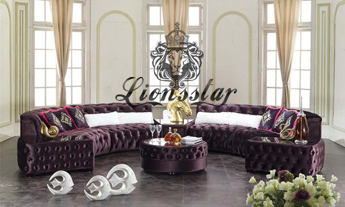 Luxus Sofa Set Rund