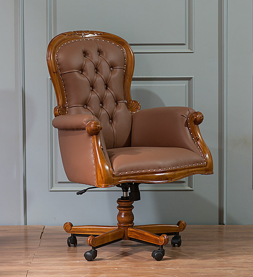 Bürostuhl Antik Leder