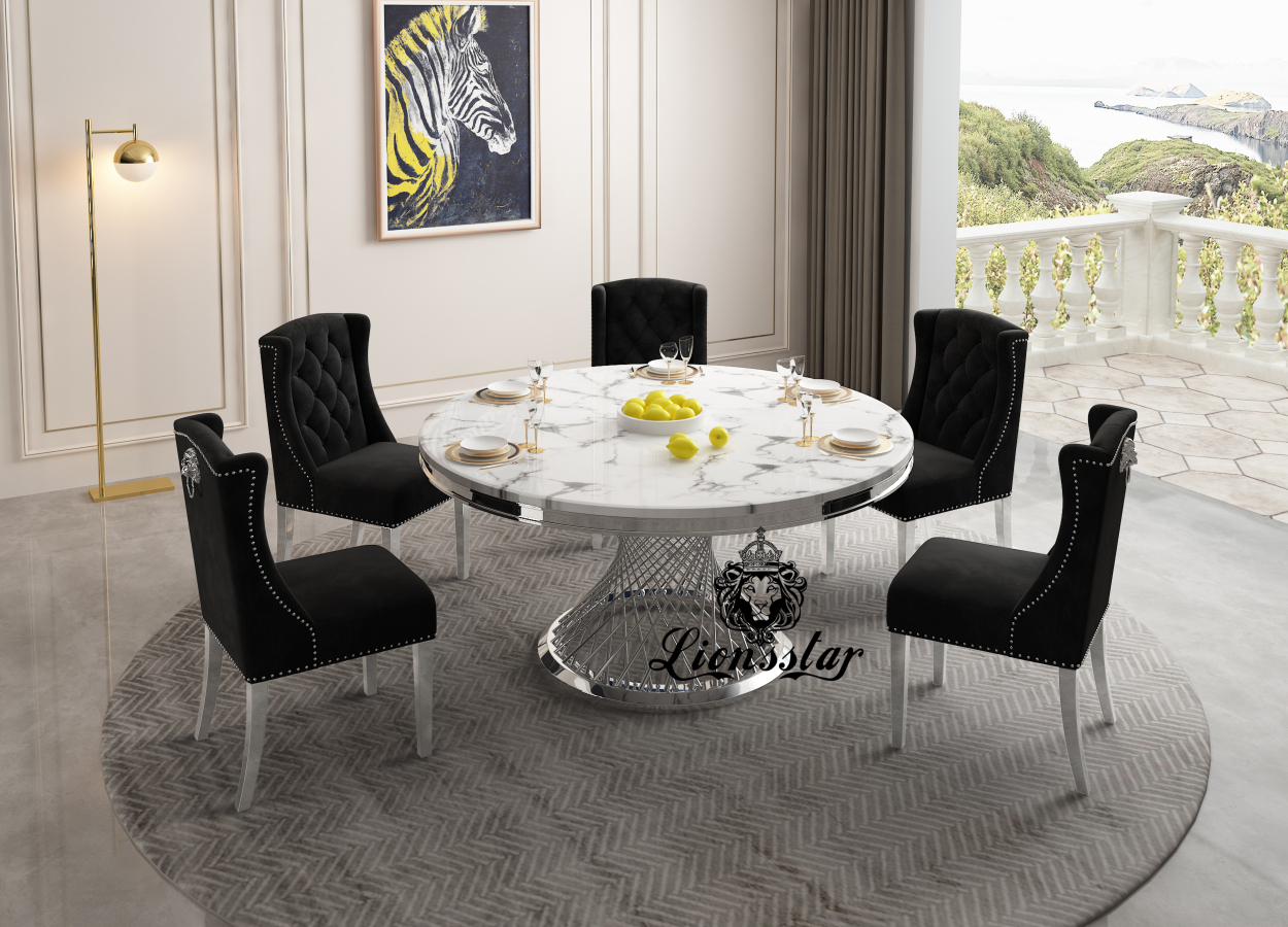 Designer Esstisch Silver Spirit Designer Esstisch Silver Spirit