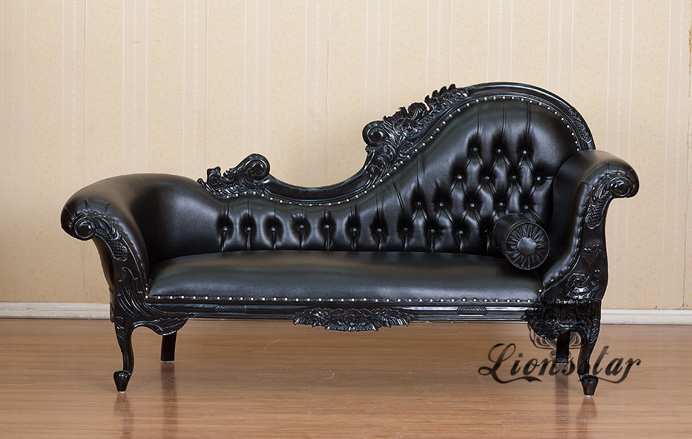 Recamiere Barock Mahagoni Holz R.188