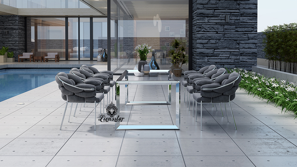 Luxus Designer Esstisch Modern Wafe