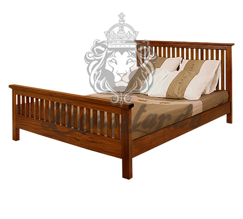 Empire Bett Antik Teak