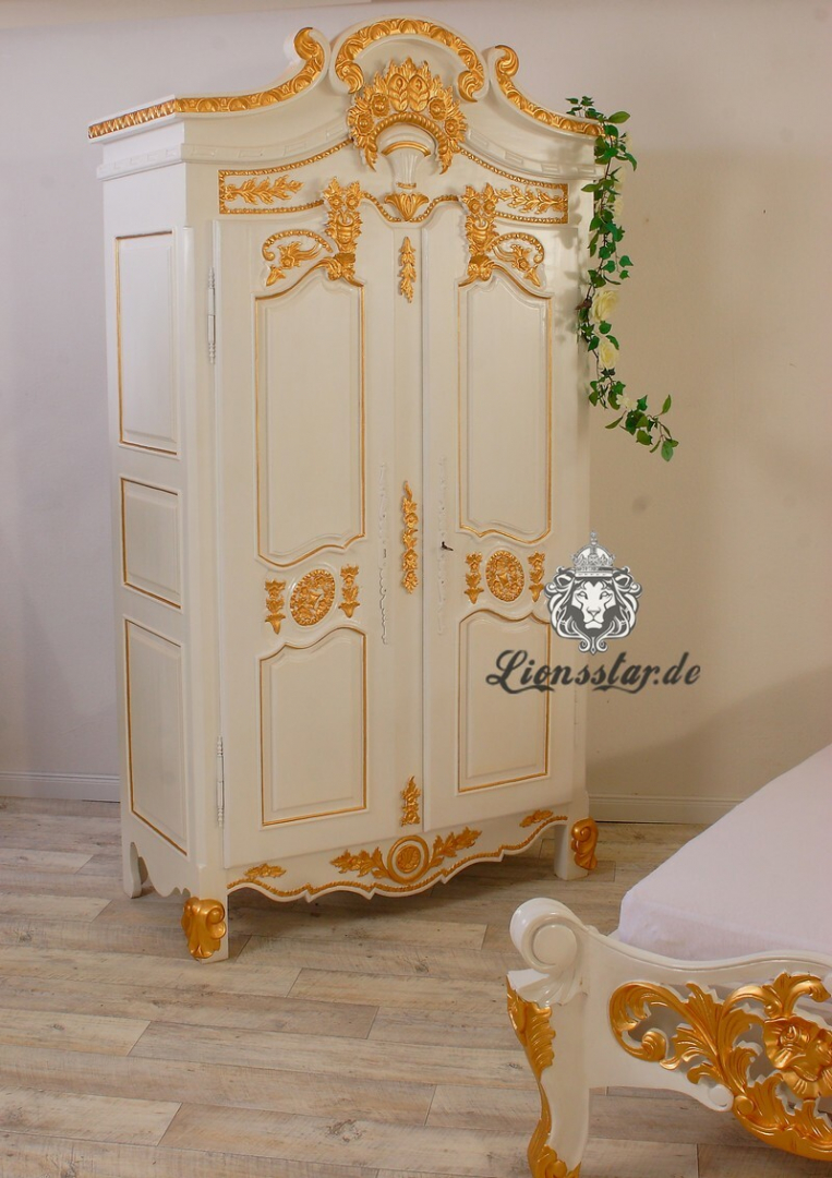 Kleiderschrank Mahagoni-Gold Kleiderschrank Mahagoni-Gold