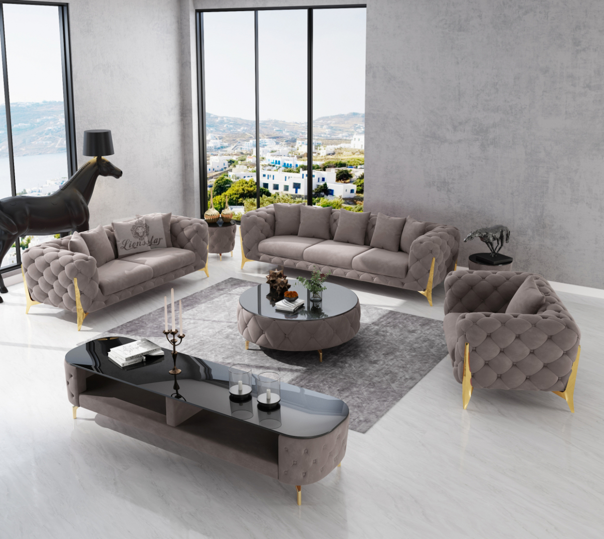 Luxus Design Sofa Set Clouds II