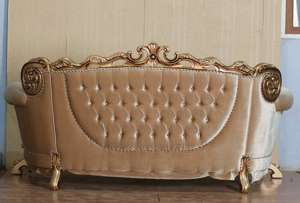 Luxus Barocksofa Gold 