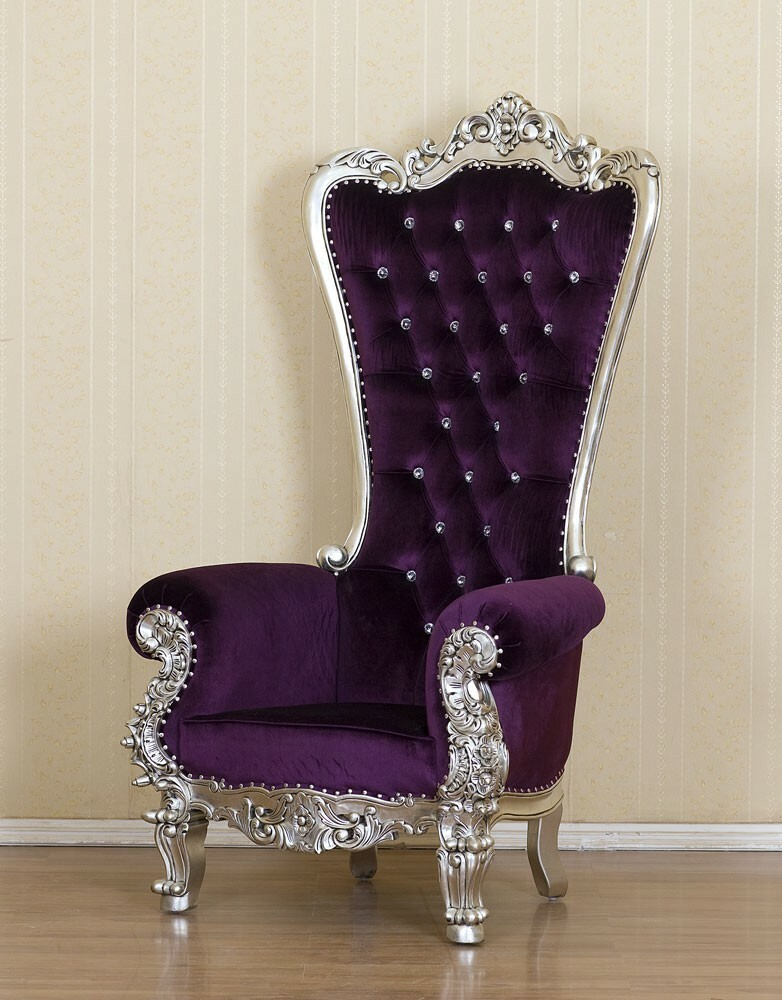 King Chair Gothic lila