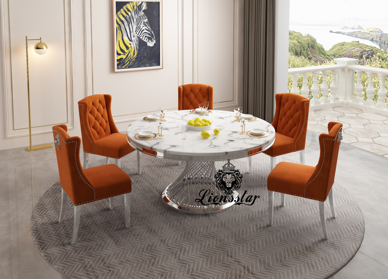 Designer Esstisch Silver Spirit Designer Esstisch Silver Spirit