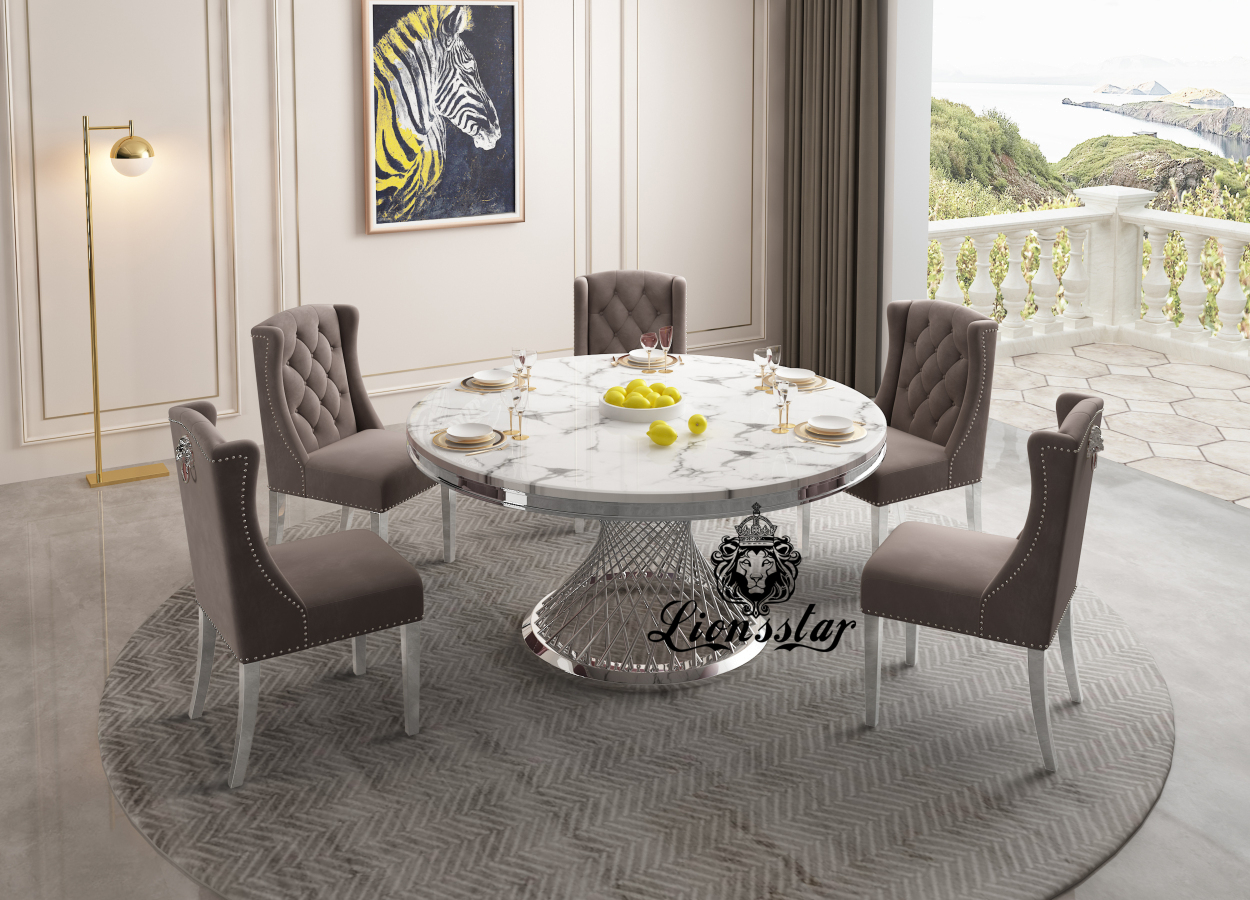 Designer Esstisch Silver Spirit Designer Esstisch Silver Spirit
