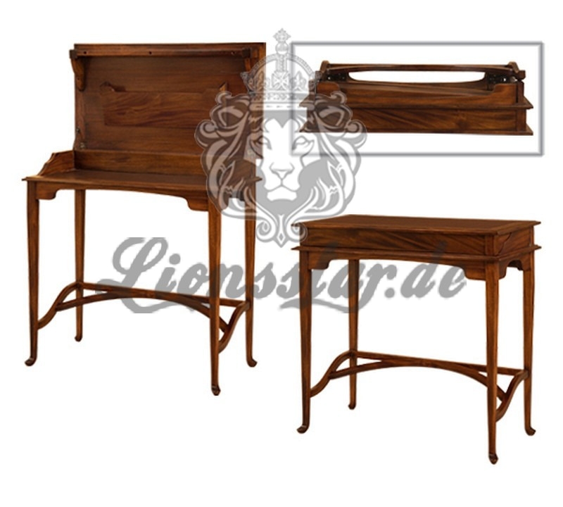 Anrichte Barock Mahagoni Holz A.589 Anrichte Barock Mahagoni Holz A.589