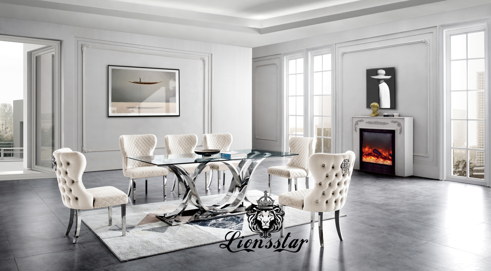 Luxus Esstisch Light Loft Design