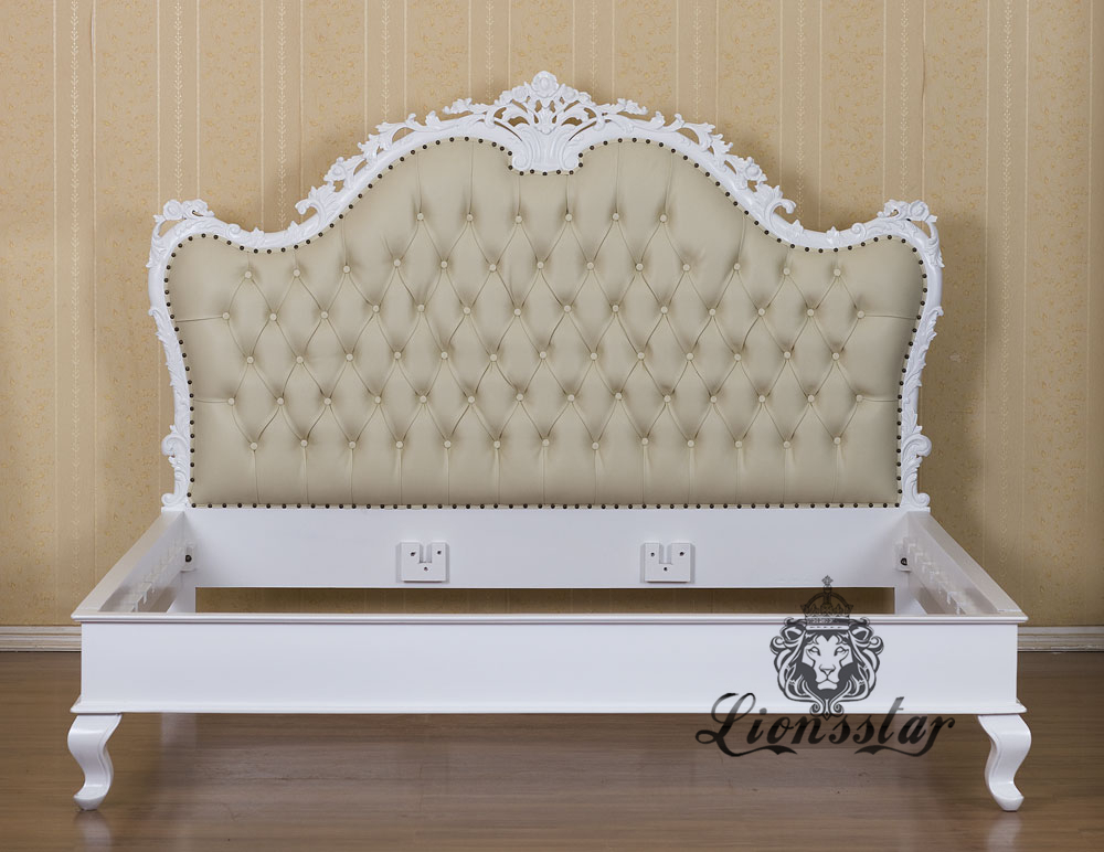 Massivholz Louis Bett Chesterfield