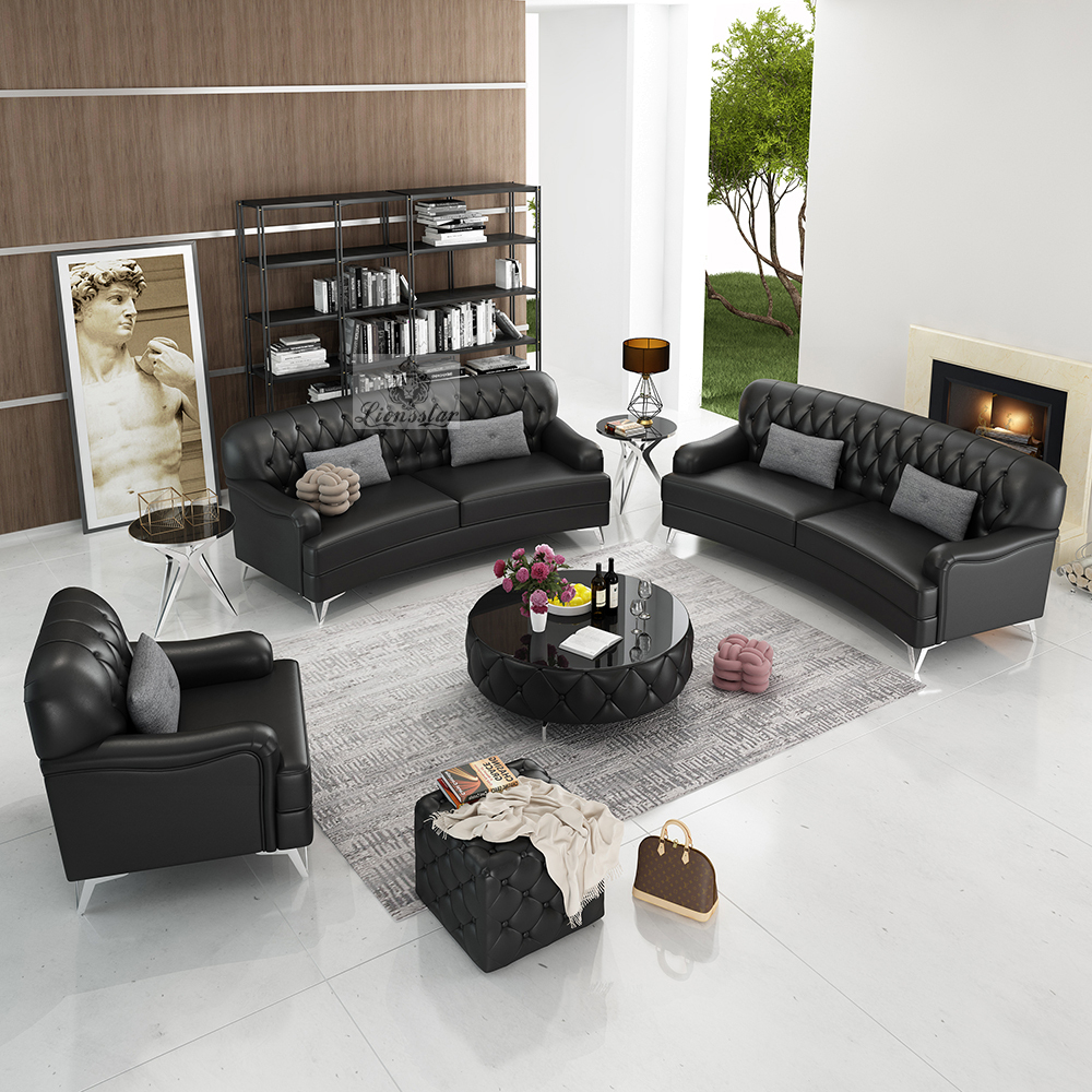 Edel Designer Sofa Set Lounge Curvy