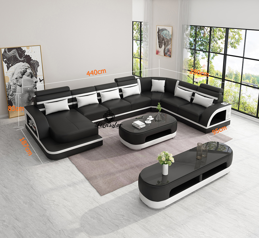 Moderne Designer Wohnlandschaft Cassiopeia