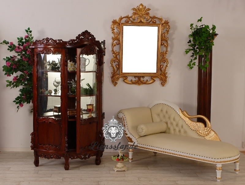 Luxus Chaiselongues Weiß-Gold-Creme Luxus Chaiselongues Weiß-Gold-Creme