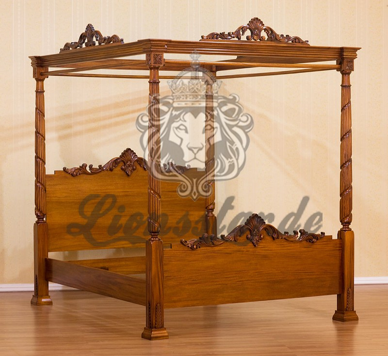 Wood Himmelbett Barock