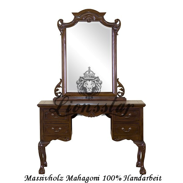 Spiegelkommode Barock Mahagoni Holz Sk.141