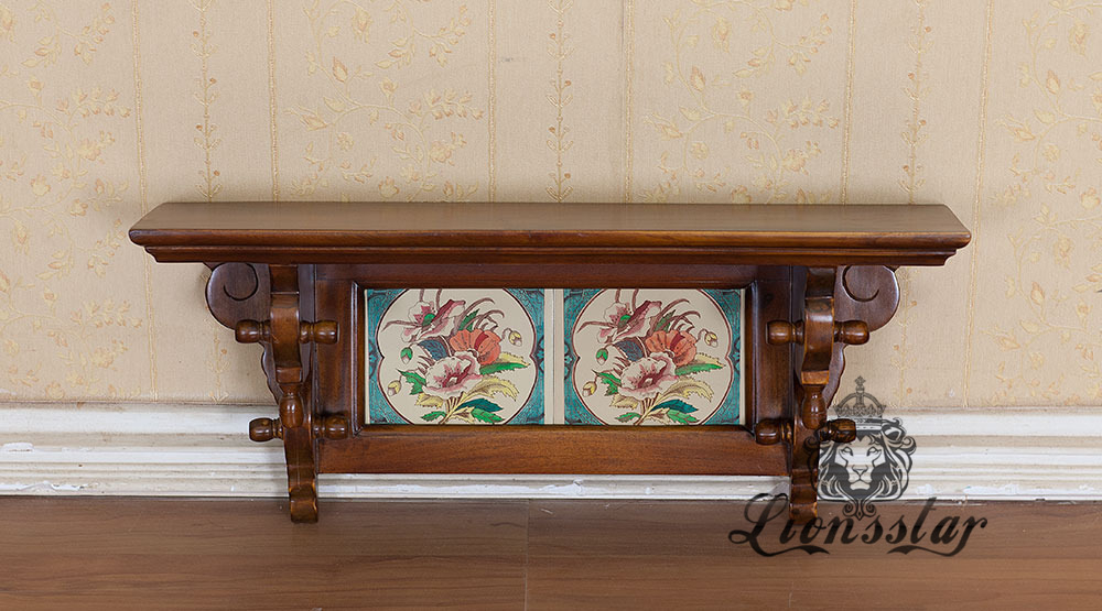 Anrichte Barock Mahagoni Holz A.445 Anrichte Barock Mahagoni Holz A.445