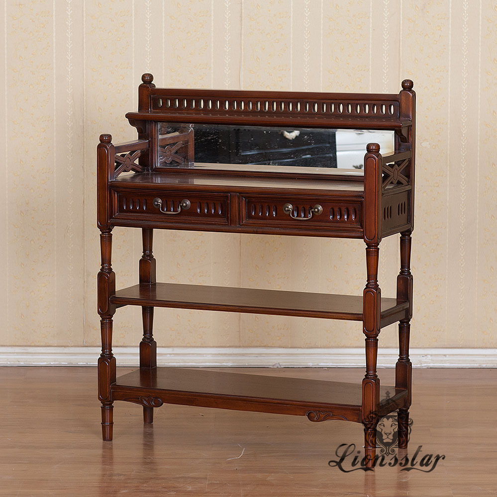 Anrichte Barock Mahagoni Holz A.433 Anrichte Barock Mahagoni Holz A.433