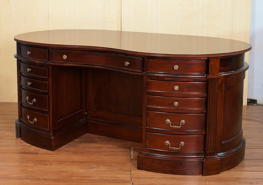 Antik Schreibtisch White