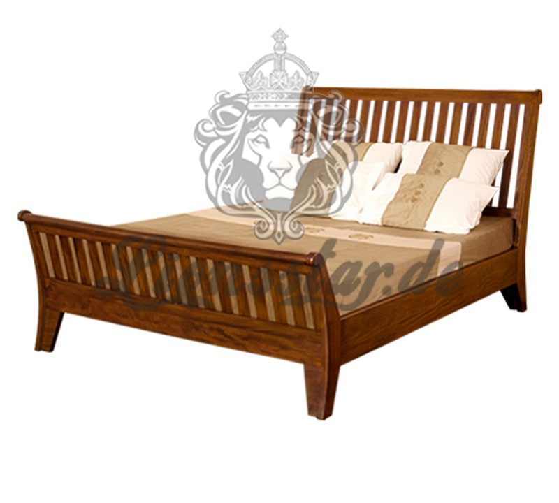 Empire Bett Kolonialstil Teak