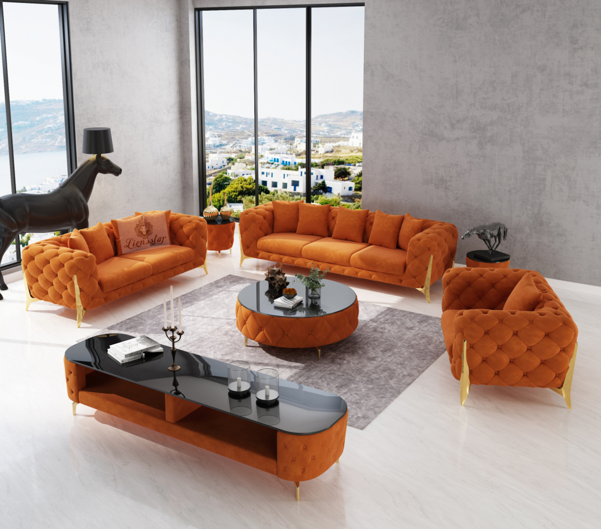 Luxus Design Sofa Set Clouds II