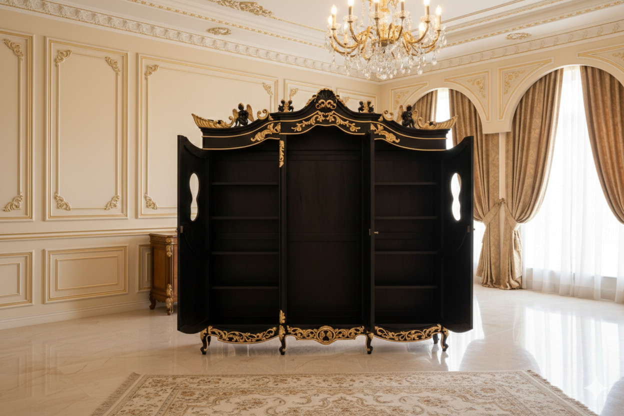 Barock Schrank Rococo Siss 3 Türen Barock Schrank Rococo Siss 3 Türen