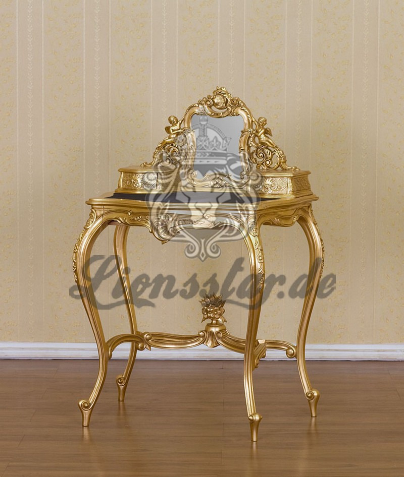 Spiegelkommode Barock Mahagoni Holz Sk.109 Spiegelkommode Barock Mahagoni Holz Sk.109