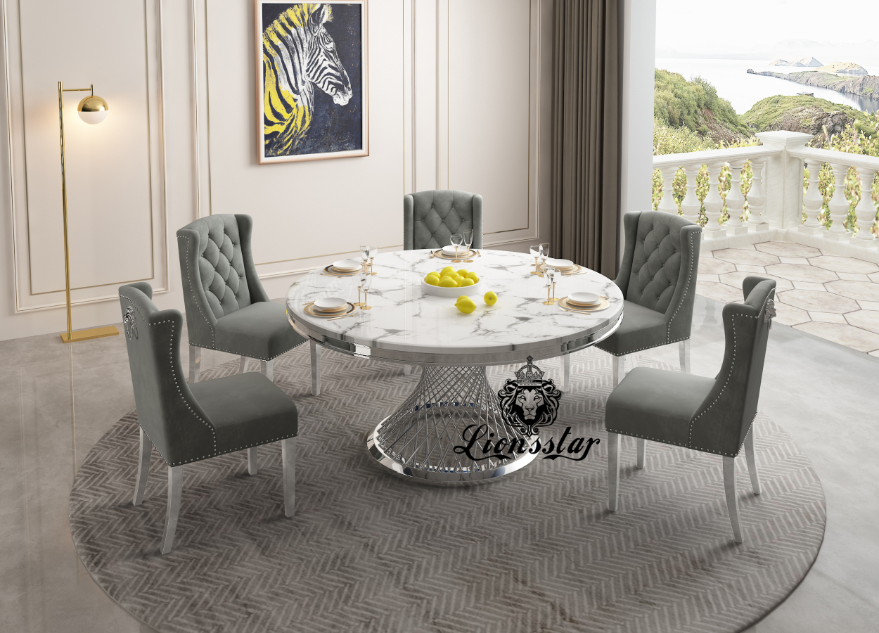 Designer Esstisch Silver Spirit Designer Esstisch Silver Spirit