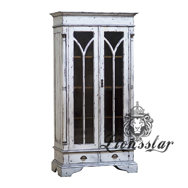 Kolonialstil Vitrine Vintage