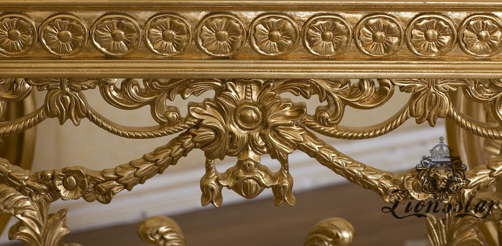 Anrichte Barock Mahagoni Holz A.293 Anrichte Barock Mahagoni Holz A.293